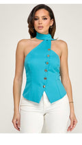 Teal me top