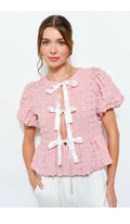 Victoria peplum top
